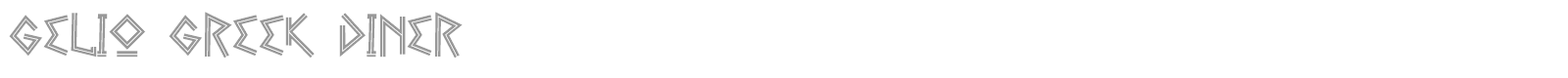 Gelio font preview